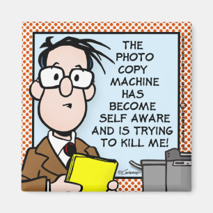 De kopieermachine magneet