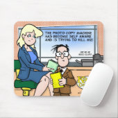 De kopieermachine muismat (Met muis)