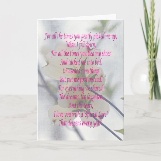 De Kornoelje van de moederdag Kaart (Voorkant)