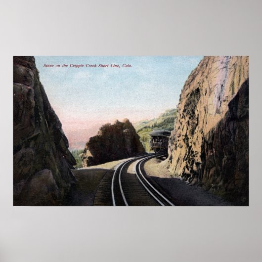 De korte spoorweg poster (Voorkant)