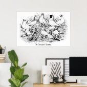 De kortharige tuimelduiven poster (Thuiskantoor)