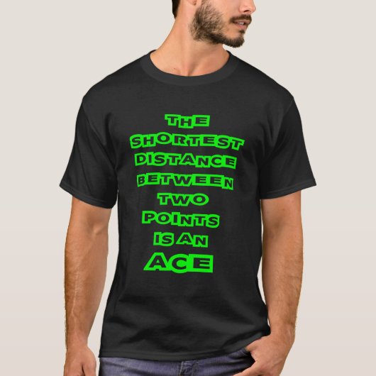 De kortste afstand t-shirt (Voorkant)