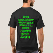 De kortste afstand t-shirt (Achterkant)