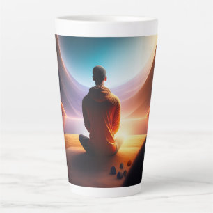 De Kosmische Boeddha Meditatie Mindfulness Latte Mok