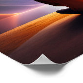 De kosmische boeddha | Poster voor digitale kunst (Hoek)