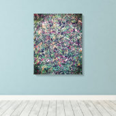 De kosmos canvas afdruk (Insitu (Houten vloer))