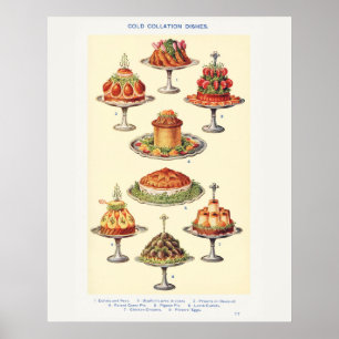 De koude schotels van mevrouw Beeton  Poster