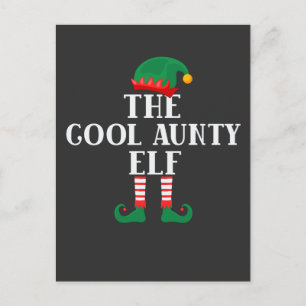 De Koude Tante Elf Grappige Kerstmis  Feestdagenkaart