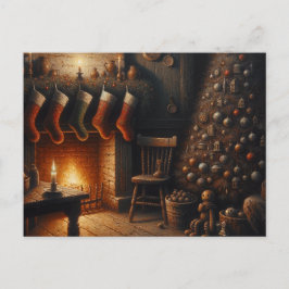 De kousen zijn opgehangen, maar er zijn griezelig  briefkaart