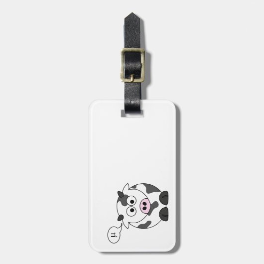 De Kow zegt dat de eu Bagagelabel (Voorkant verticaal)