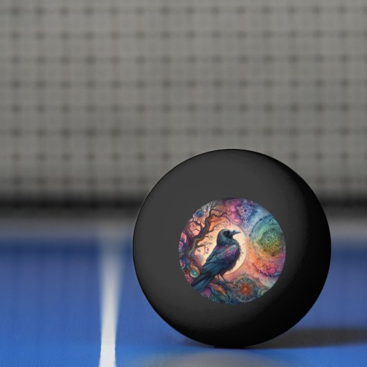 De Kraai Boom des Levens Mandala Heidens  Pingpongballen (Net)
