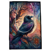 De Kraai Boom van Leven Mandala Heidens  Medium Cadeauzakje (Voorkant)