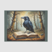 De kraai heeft de sleutel (tot een fantasiewereld! tissuepapier (Voorkant)
