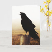 De kraai kaart (Gele Bloem)