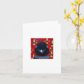 de kraai van fleurD Kaart (Gele Bloem)