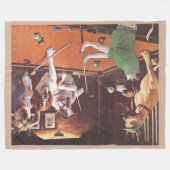 De kraakbeagel fleece deken (Voorkant (Horizontaal))