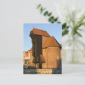 De kraan in Gdansk Briefkaart (Staand voorkant)