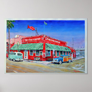 De krab Cooker Newport Beach Poster