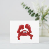 De krab van de ballon briefkaart (Staand voorkant)