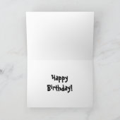 De Krab van de verjaardag Kaart (Binnen)