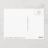 De krab van William-Adolphe Bouguereau Briefkaart (Achterkant)