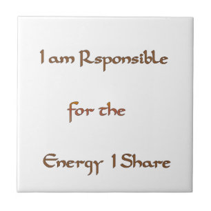 De kracht binnenin: energie is belangrijk tegeltje