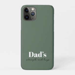 De kracht en knuffels van papa - Vaderdag Gift iPhone 11 Pro Hoesje