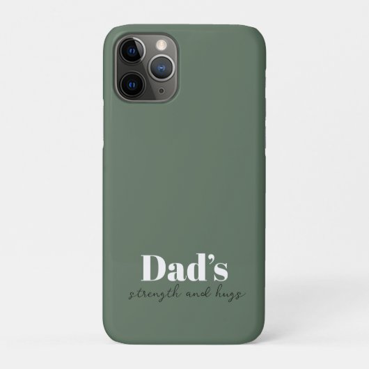 De kracht en knuffels van papa - Vaderdag Gift | Case-Mate iPhone Case (Achterkant)