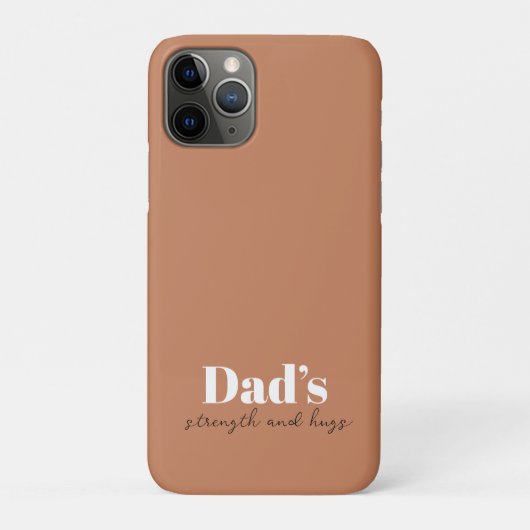 De kracht en knuffels van papa - Vaderdag Gift | Case-Mate iPhone Case (Achterkant)