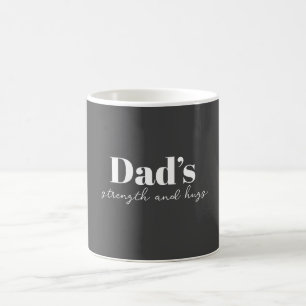 De kracht en knuffels van papa - Vaderdag Gift Koffiemok