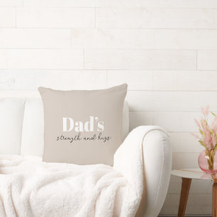De kracht en knuffels van papa - Vaderdag Gift Kussen