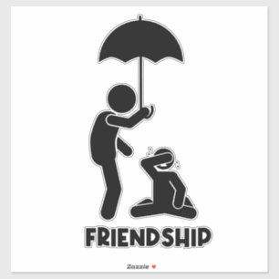 De kracht en schoonheid van vriendschap sticker