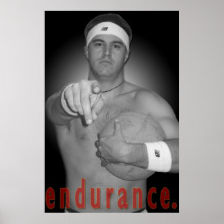 De kracht om door te voeren poster