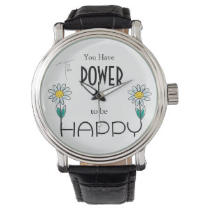 DE KRACHT OM GELUKKIG E-WATCH HORLOGE