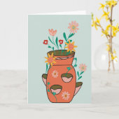 De kracht van bloemen kaart (Gele Bloem)