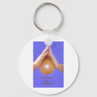 De kracht van de bagel sleutelhanger