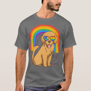 De kracht van de liefde dwingt je tot Gay Golden R T-shirt