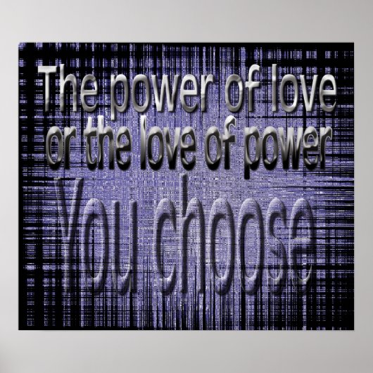 De kracht van de liefde poster (Voorkant)