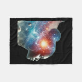 De kracht van de mind over fleece deken (Voorkant (Horizontaal))