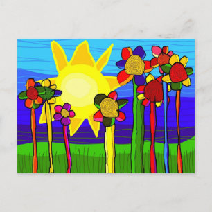 "de kracht van de zon" briefkaart