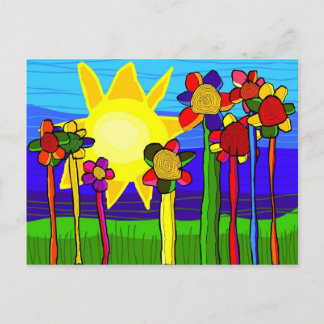 "de kracht van de zon" briefkaart