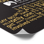 De kracht van één Poster (Hoek)