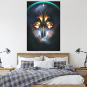 De kracht van Elvgren het All Seing Canvas afdrukk (Insitu (Slaapkamer))