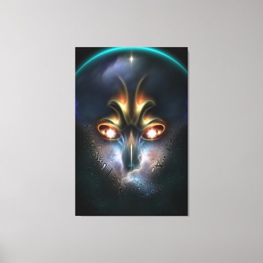 De kracht van Elvgren het All Seing Canvas afdrukk (Voorkant)