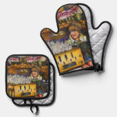 De kracht van empathie ovenwant & pannenlap set (Voorkant / Achterkant)