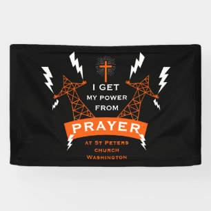De Kracht Van Gebed Spandoek