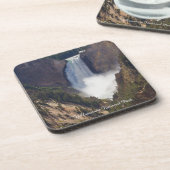 De kracht van geelsteen bier onderzetter (Linkerzijde)