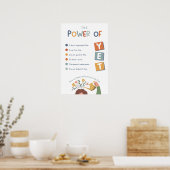 De kracht van het Toch Boho Classroom Poster (Keuken)