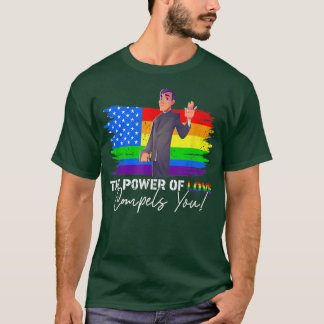 De kracht van liefde dwingt je tot Gay Pride Pries T-shirt