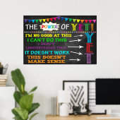 DE KRACHT VAN NOG! Classroom Poster (Thuiskantoor)